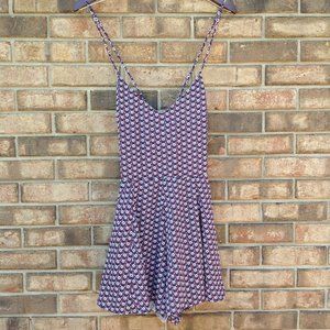 Express Red, White and Blue Decorated Romper